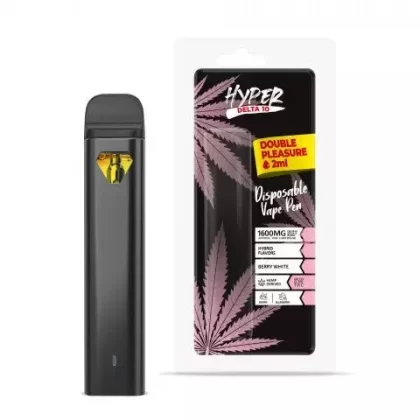 Berry White Strain THC Vape – Delta 10 Disposable Hyper 1600mg - Vape Store