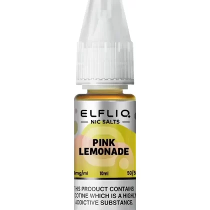 Elf Bar Elfliq Pink Lemonade Nic Salt Vape Juice - Strength 5mg