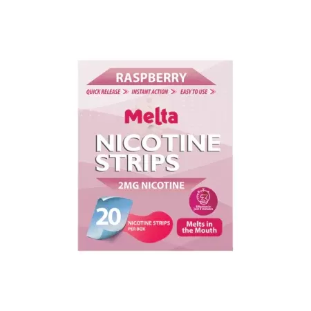 Melta Nicotine Strips – Raspberry