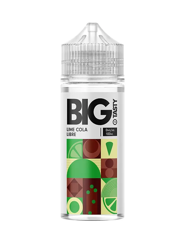 Big Tasty Juiced Lime Cola Libre E Liquid 120ml - 3mg