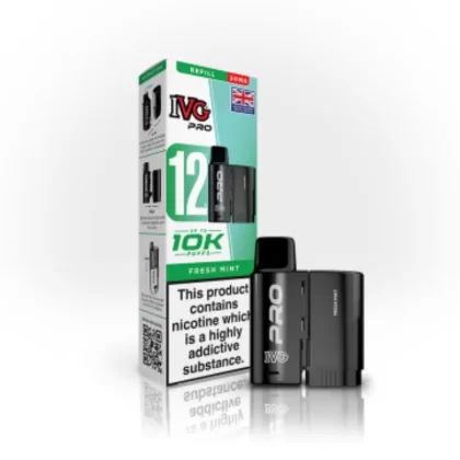 IVG Pro Fresh Mint Refill - Nicotine Strength#20mg (7C453C)