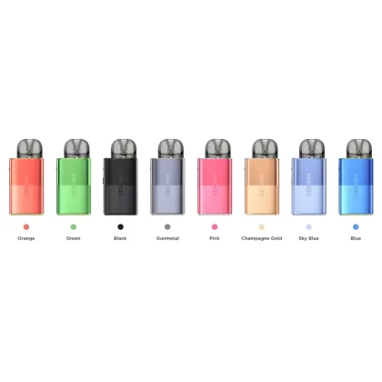 Geekvape Wenax U 20W Pod Starter Kit - Color#Black>Blue>Champagn Gold>Gunmetal>Pink>Sky Blue>Green>Orange (A92FD4)