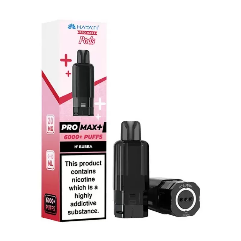 Hayati Pro Max Plus 6000 Prefilled Pods Hubba Bubba - Ejuicewarehouse
