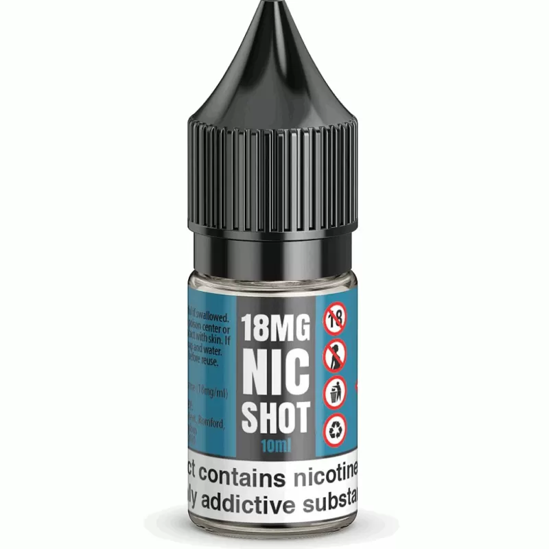 Longshot 18mg Nic Shot – 10mls 100% VG TPD Bottle