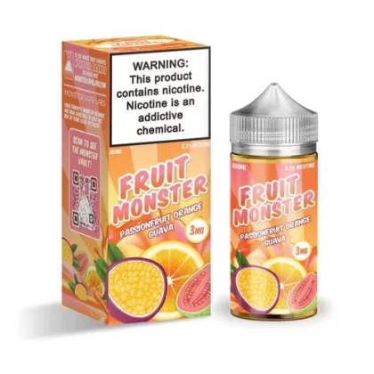 Fruit Monster Passionfruit Orange Guava 100ml E-Juice - Eliquidsupply