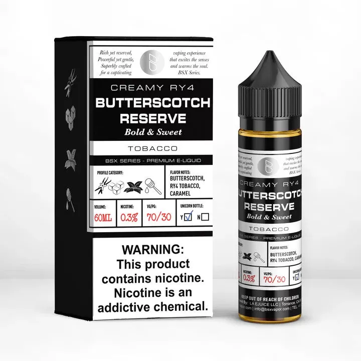 Glas BSX Premium E-Liquid 60ml - Strawberry Milk / 3mg - Vapeciga - Image 3