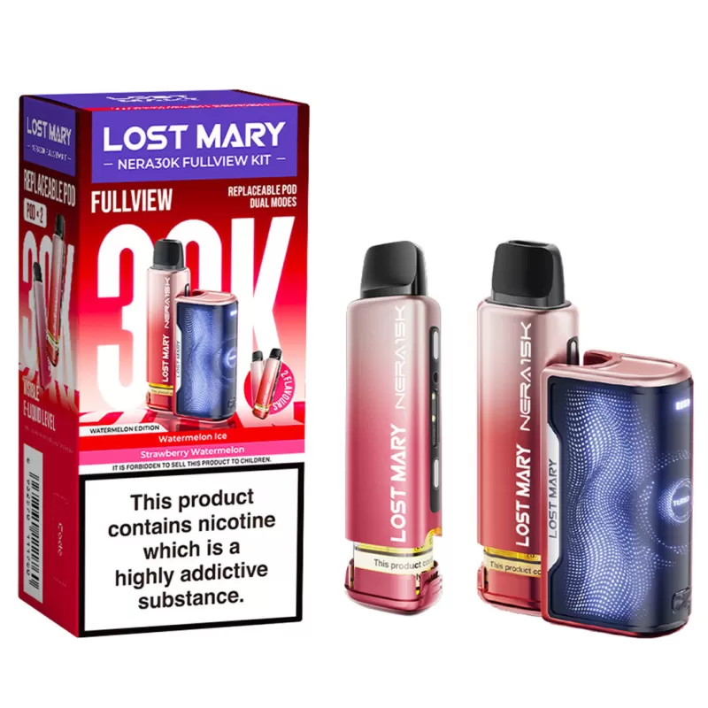 Lost Mary NERA 15K Vape KIT - Blueberry Cherry Cranberry - Image 3