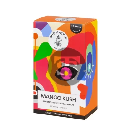 Bud Master Herbal Wraps, Mango Kush 12x2pk - Vape Store