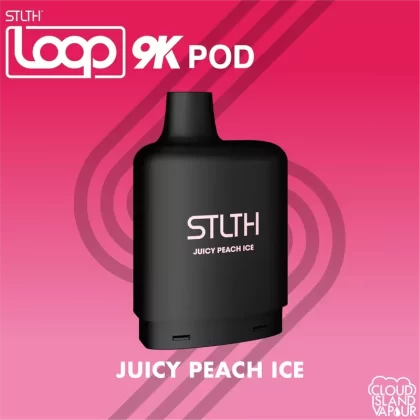 STLTH LOOP 9K Pod Pack – Juicy Peach Ice