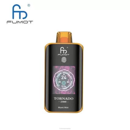 Fumot Tornado 25000 vaporizadores desechables menta de miami – 02248 Fumot Vape Online Shop