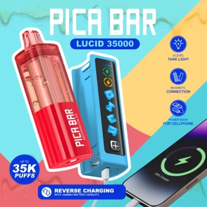 PICA BAR Lucid 35K Disposable KIT - 35,000 Puff - Cool Mint