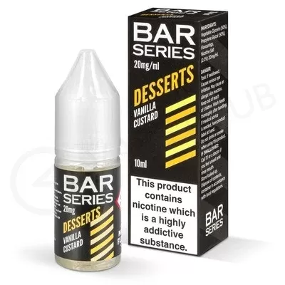 Vanilla Custard Nic Salt E-Liquid by Bar Series Desserts - Ecigpremium
