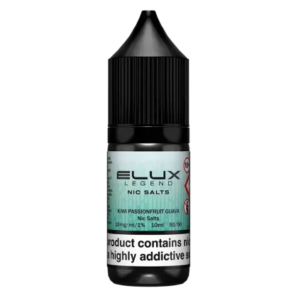 Elux Kiwi Passionfruit Guava Nic Salt Vape Juice 10ml