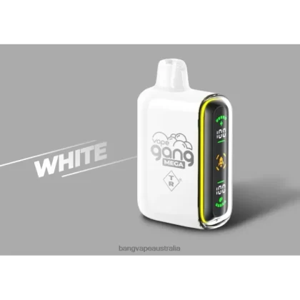 Vape Gang MEGA 20,000 puffs Disposable Vape (Box of 5) 6006N60 White – Bang Vape Puffs - Bangvapeaustralia
