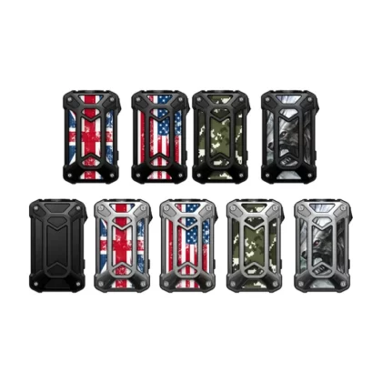 Rincoe Mechman 228W TC Mod - Dual 18650mAh - Union Flag-SS
