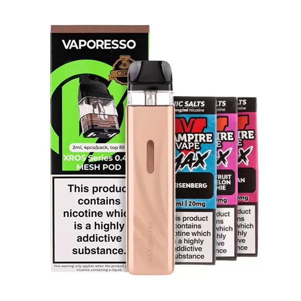 Vaporesso XROS 6 Mini Pod Kit Bundle - Brown / 0.4ohm - Image 2