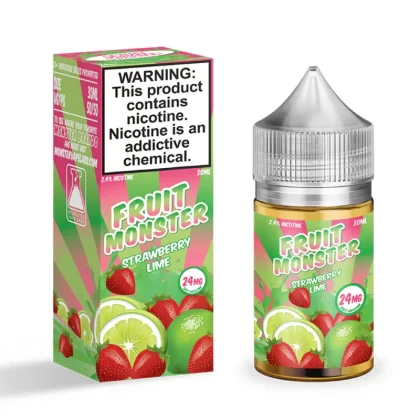 Fruit Monster Strawberry Lime Salt 30ml - Vape Product, Vape Product