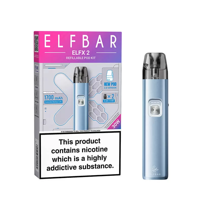 ELF BAR ELFX 2 Pod Vape Kit - Mint Green - Image 3