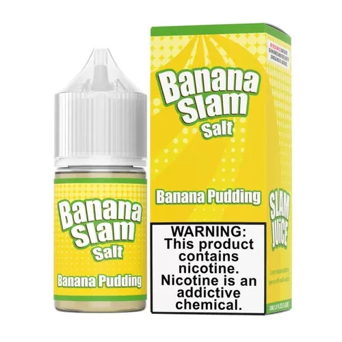 Banana Slam Banana Pudding Salt 30ml E-Juice