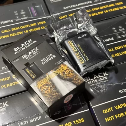 Black Elite v2 25k prefilled pod - Very more - mixed berries