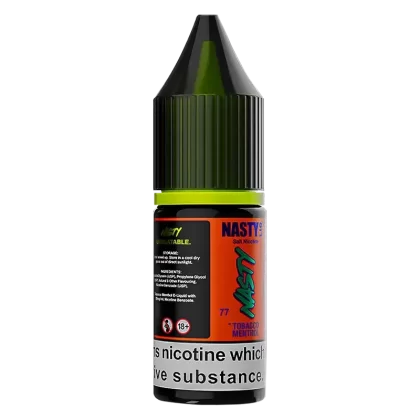 Nasty Liq Tobacco Menthol Nic Salt Vape Juice - Strength#10mg>20mg