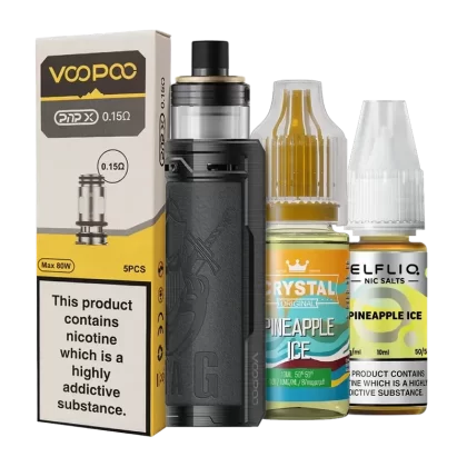 VooPoo Drag X PnP-X Pod Kit Bundle - Color#Eagle Black>Knight Chestnut>Knight Grey>Knight Red>Shield Gold