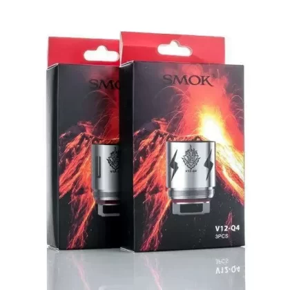 SMOK TFV12 V12 Replacement Coil Pack - Pack of 3 – 0.12 ohm V12 T12 Replacement Coils, Pack of 3 – 0.12 ohm V12 T14 Replacement Coils