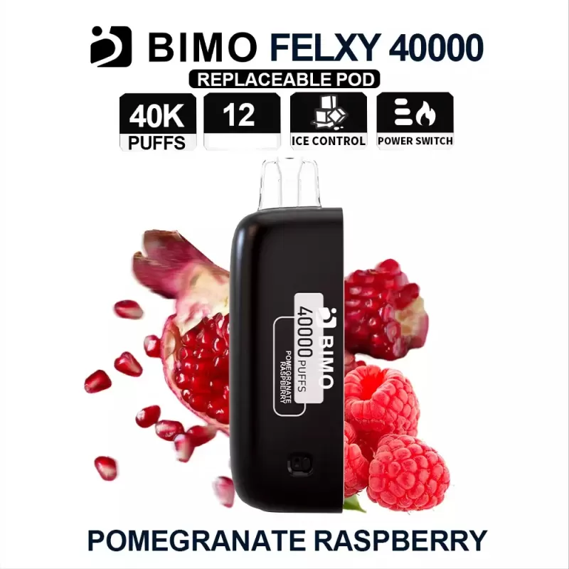 BIMO Felxy 40000 Pod – Pomegranate Raspberry - Ozvapeone
