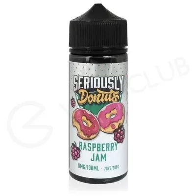 Raspberry Jam Shortfill E-Liquid by Seriously Donuts 100ml - Ecigpremium