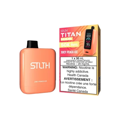 STLTH Titan Max (50K) Juicy Peach Ice Disposable Vape