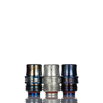 YG Creations SUP Integrated Boro Drip Tip (DISCONTINUED) - Damasteel