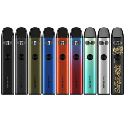 Uwell Caliburn A2 Pod Starter Kit - Aqua Blue, Arctic Silver (1A9FA2) (1A9FA2)