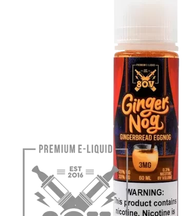 Gingernog by 80V - Nicotine level#0mg>3mg>6mg>9mg (032094)