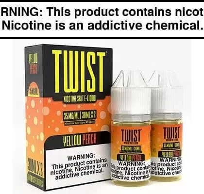 YELLOW PEACH BY TWIST SALT 60ML - Vapejuice