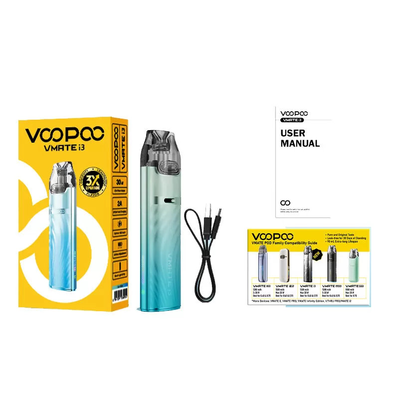 VOOPOO VMATE i3 Pod Kit 30W - Black - Image 3