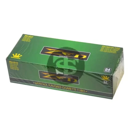 Zen Filter Tubes King Size Menthol 1 Carton of 200 - Ejuicewarehouse