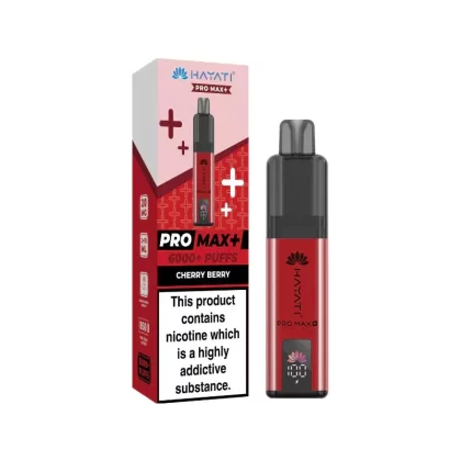 Hayati Pro Max+ 6000 Puff Device - Cherry Berry
