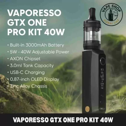 Vaporesso GTX One Pro Kit 40W 3000mAh Battery In Dubai - Black, Blue