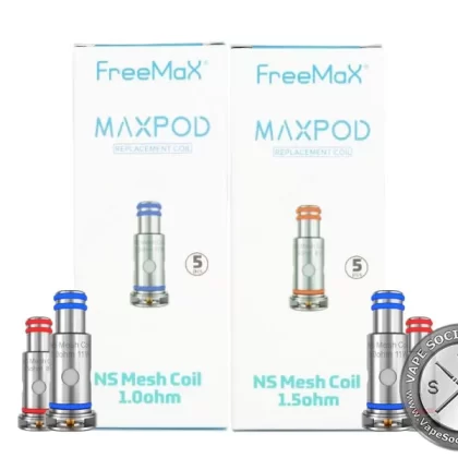 Freemax Maxpod Replacement Coils (Pack of 5) - 1.0ohm, 1.5ohm