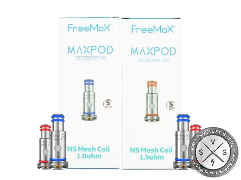 Freemax Maxpod Replacement Coils (Pack of 5) - 1.0ohm, 1.5ohm