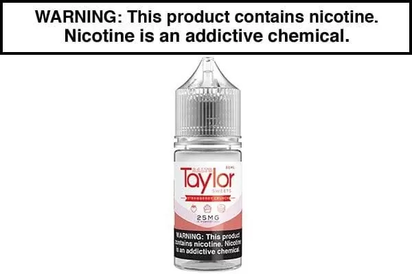 STRAWBERRY CRUNCH BY TAYLOR SALTS 30ML - Vapejuice