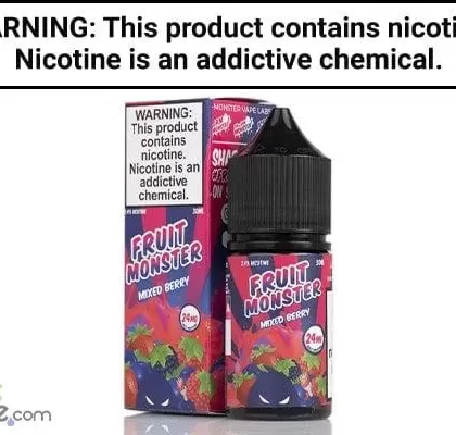 MIXED BERRY BY FRUIT MONSTER SALT NIC 30ML - Vapejuice