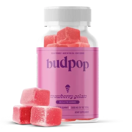 BudPop 100 mg Edible – D8 Extra Strength Formulation - edible dose#3000mg (30x100mg)~quantity2#Individual>2 Pack>3 Pack