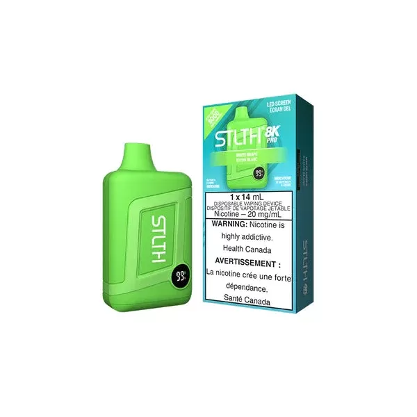 Stlth 8K Pro Disposable Vape – White Grape