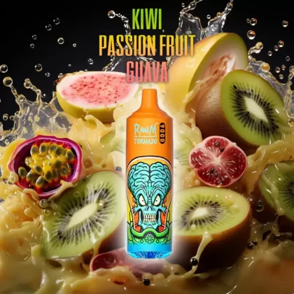 FUMOT Kiwi Passion Fruit Guava RandM Tornado 9000 gefährlich