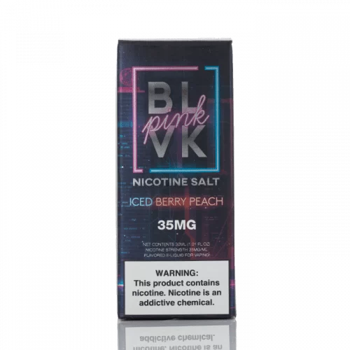 ICED BERRY PEACH SALT – BLVK PINK SERIES – BLVK UNICORN – 30ML - Vape Product, Vape Product (7451C8) - Image 3