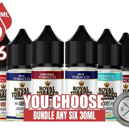 Royal Tobacco Salts Bundle 6x30ml (180ml)