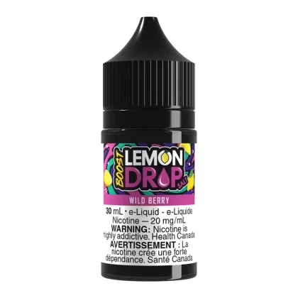 Lemon Drop Boost Salt Nic E-Liquid – Wild Berry 30ml - Nicotine Strength#20mg/ml