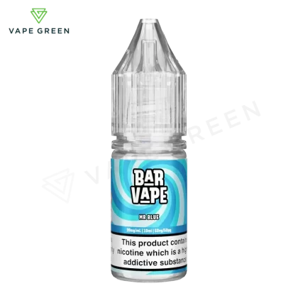 Mr Blue Nic Salt E-Liquid by Bar Vape - Eliquidsupply