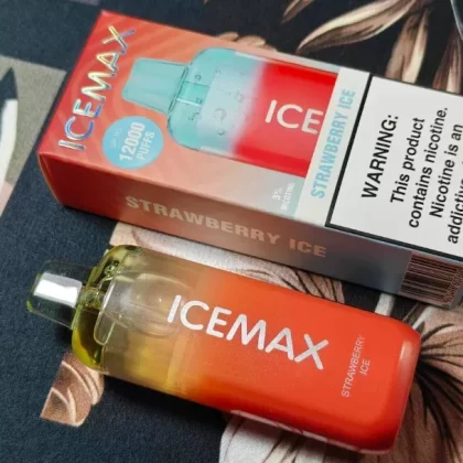 ICEMAX Vape 12,000 Puffs Disposable – Long-Lasting, Flavorful & Rechargeable ( Worldwide)